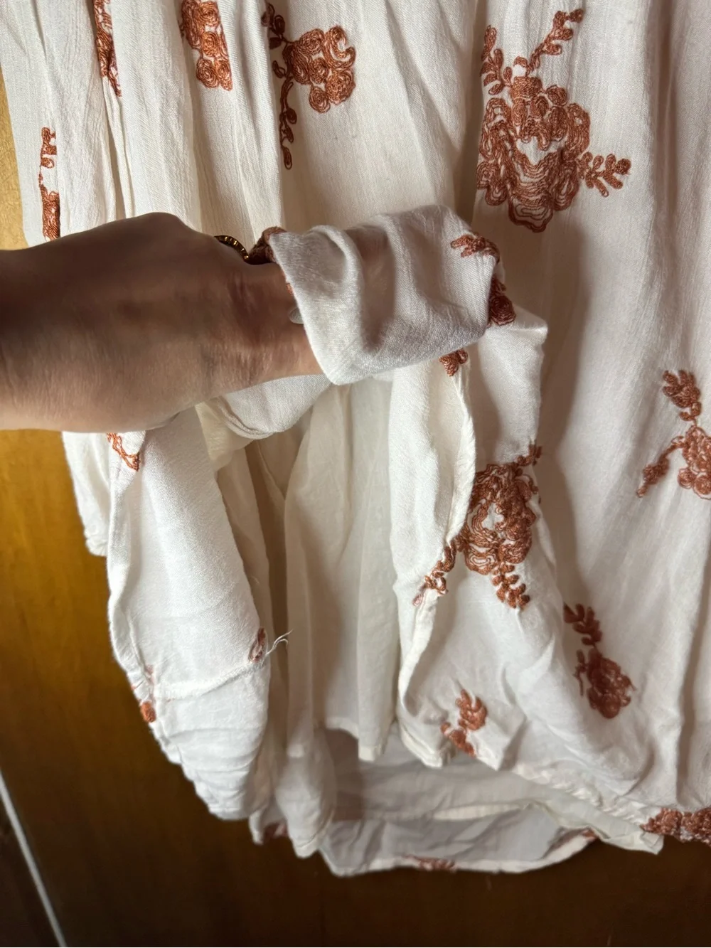 Free People Emma Austin Embroidered Dress